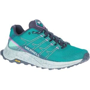 Merrell MOAB Flight W11 Turquoise Trail Running Hiking Vibram Soles Sneaker Shoe